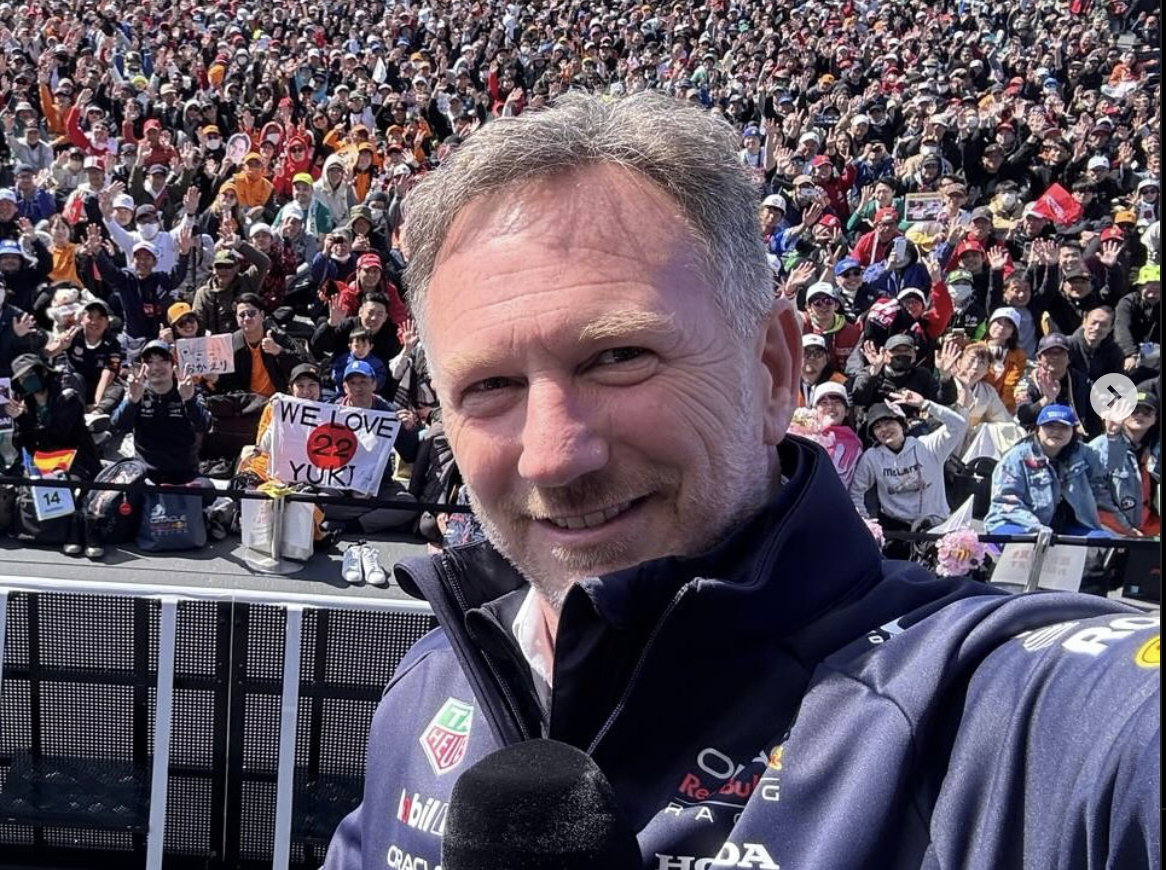Christian Horner at the Japanese Grand Prix 2025 - Image via Instagram/@christianhorner